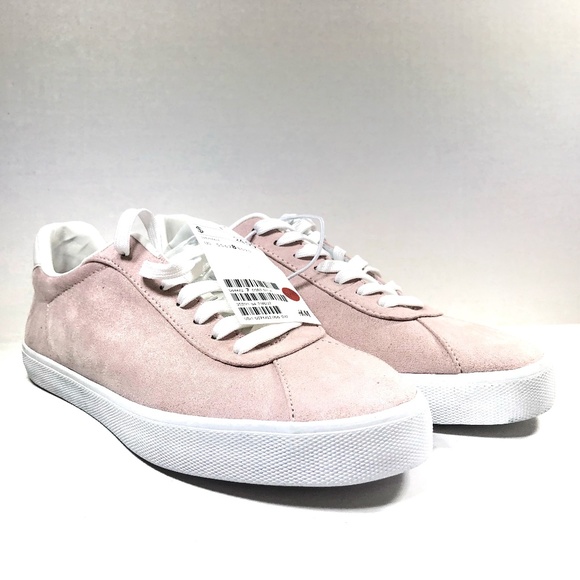 powder pink sneakers